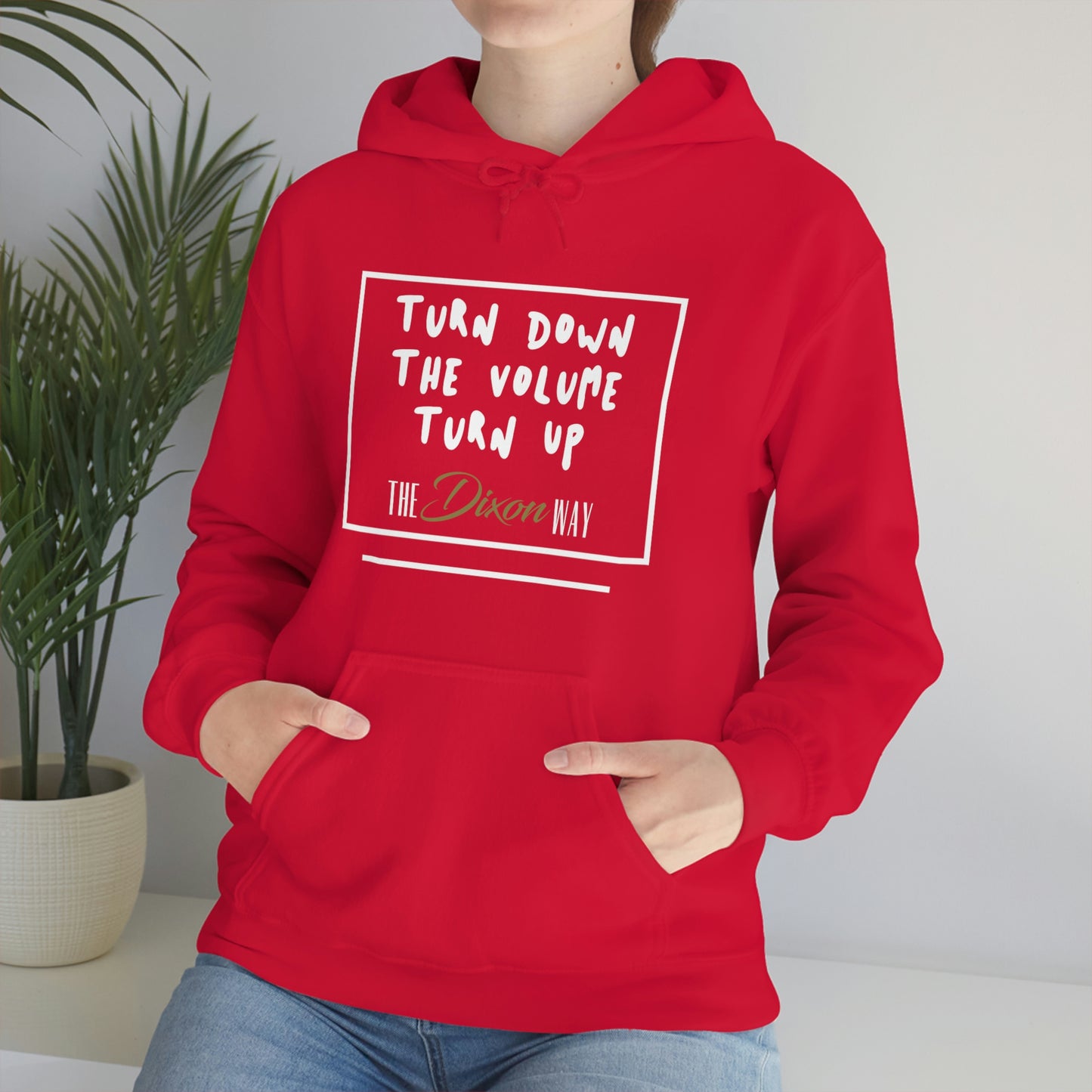 Turn Down The Volume - Unisex Heavy Blend™ Hooded Sweatshirt